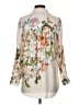 Anthropologie 100% Polyester Floral Ivory 3/4 Sleeve Blouse Size XS - photo 2