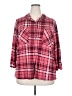 By Design Pink 3/4 Sleeve Polo Size 2X - photo 1