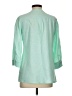 Orvis 100% Linen Green 3/4 Sleeve Button-Down Shirt Size S - photo 2