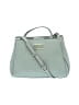 Guess 100% Leather Green Leather Satchel One size - photo 1