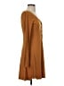 SO Solid Brown Casual Dress Size S - photo 4