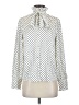 Maison d' Amelie Polka Dots Ivory Long Sleeve Blouse Size XS - photo 1