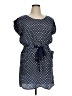 Maison Jules 100% Polyester Polka Dots Blue Casual Dress Size XL - photo 1