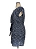Maison Jules 100% Polyester Polka Dots Blue Casual Dress Size XL - photo 5