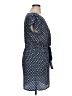 Maison Jules 100% Polyester Polka Dots Blue Casual Dress Size XL - photo 4