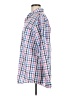 Chaps Checkered-gingham Pink Long Sleeve Button-Down Shirt Size M - photo 5