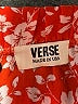 verse 100% Polyester Orange Red 3/4 Sleeve Blouse Size L - photo 7