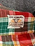 Levi's Plaid Red Long Sleeve Button-Down Shirt Size M (estimated) - photo 7