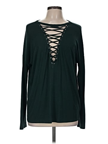 Express One Eleven Long Sleeve Top (view 1)