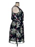 AB Studio 100% Polyester Floral Black Casual Dress Size XL - photo 4