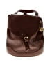 Brahmin Solid Brown Leather Bucket Bag One size - photo 1