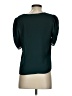 Lush 100% Polyester Teal Short Sleeve Top Size XS - photo 2