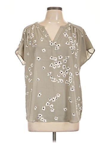 Banana Republic Factory Store Short Sleeve Blouse (view 1)
