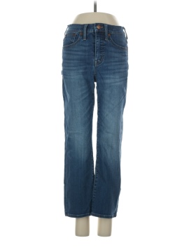 Madewell Petite Cali Demi-Boot Jeans in Danny Wash: TENCEL&trade; Denim Edition (view 1)