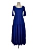 MILADY Blue Casual Dress Size 4 - photo 1