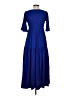 MILADY Blue Casual Dress Size 4 - photo 2