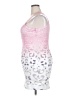Unbranded Graphic Pink Cocktail Dress Size XXL - photo 5