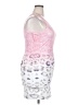 Unbranded Graphic Pink Cocktail Dress Size XXL - photo 4