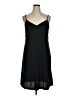 Unbranded 100% Polyester Solid Black Casual Dress Size XL (estimated) - photo 1