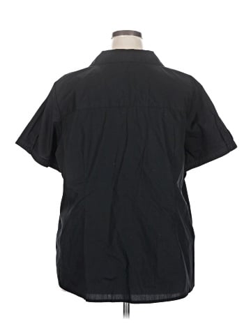 Basic Editions Short Sleeve Blouse (view 2)