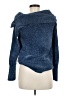 White House Black Market Blue Pullover Sweater Size M - photo 2