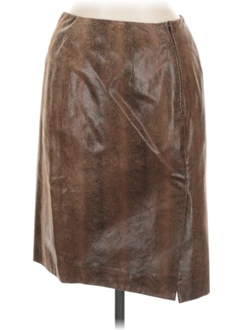 Valerie Stevens Leather Skirt (view 2)