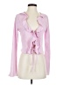 Primark 100% Polyester Pink Long Sleeve Polo Size S - photo 1
