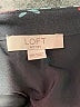 Ann Taylor LOFT 100% Polyester Floral Black Casual Skirt Size 10 (petite) - photo 4