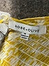 Rose + Olive 100% Polyester Yellow 3/4 Sleeve Blouse Size M - photo 7