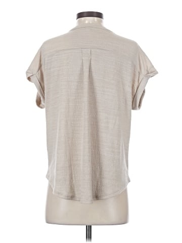 Cable & Gauge Short Sleeve Blouse (view 2)