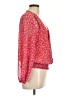 CeCe Red 3/4 Sleeve Blouse Size L - photo 4