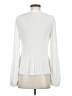 Calvin Klein 100% Polyester Ivory Long Sleeve Blouse Size S - photo 2
