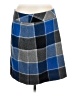 Talbots Plaid Blue Casual Skirt Size 8 - photo 1