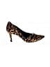 Nine West Animal Print Brown Heels Size 8 - photo 1