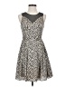 BCBGeneration Polka Dots Gray Cocktail Dress Size 2 - photo 1