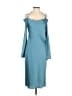 Lulus 100% Polyester Solid Teal Cocktail Dress Size S - photo 1