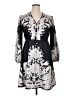 Unbranded Paisley Black Casual Dress Size XL - photo 1