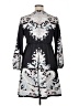 Unbranded Paisley Black Casual Dress Size XL - photo 2
