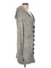 Shein 100% Acrylic Gray Cardigan Size L - photo 4