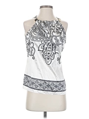 Cache Sleeveless Silk Top (view 1)
