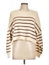Lulus Stripes Ivory Pullover Sweater Size L - photo 1