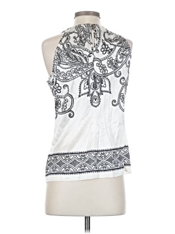 Cache Sleeveless Silk Top (view 2)