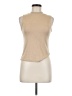 One Step Up Tan Sleeveless Top Size M - photo 1