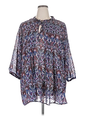 Avenue 3/4 Sleeve Blouse (view 1)
