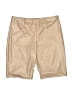 K Too Solid Tan Khaki Shorts Size L - photo 1