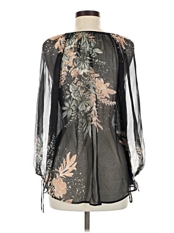 Ella Moss 3/4 Sleeve Silk Top (view 2)