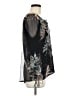 Ella Moss 100% Silk Black 3/4 Sleeve Silk Top Size M - photo 4