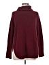 Mud Pie 100% Acrylic Solid Burgundy Turtleneck Sweater Size M - photo 1