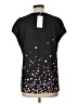 Assorted Brands Floral Black Short Sleeve T-Shirt Size L - photo 2