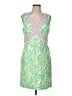 Lilly Pulitzer Paisley Green Cocktail Dress Size 10 - photo 1